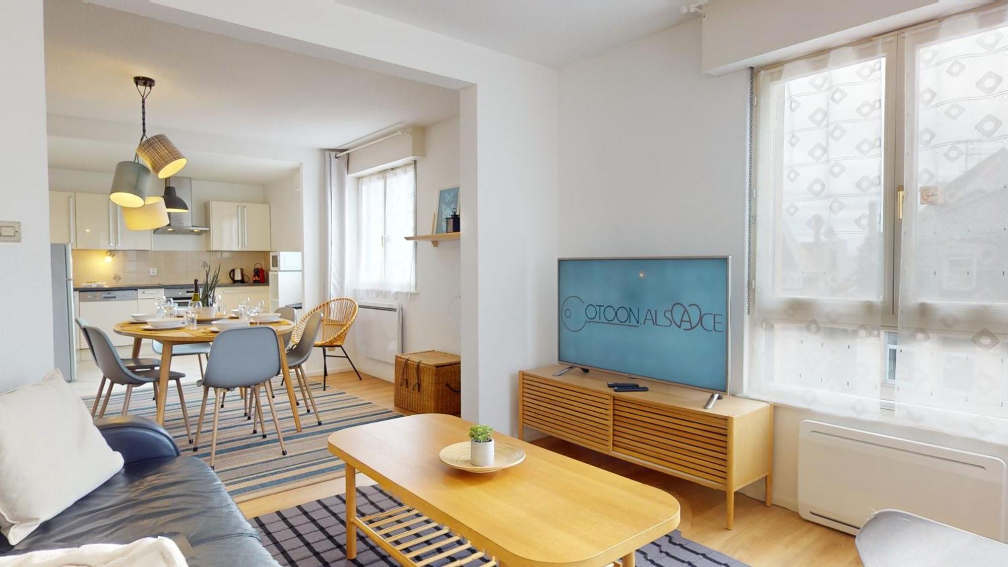 Elegance, Appartement 6 Pers 1 Parking Colmar Exterior photo
